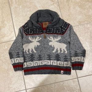 4T Beautiful Canadian Warm Cardigan Sweater